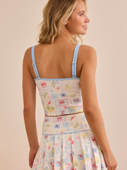 Capri Court Wrap Tank
