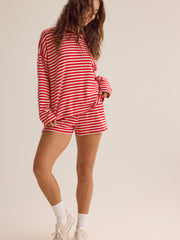 Reese Stripe Lounge Top