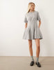 Polo Ralph Lauren Knit T-Shirt Day Dress In Grey