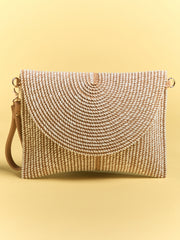 Woven Envelope Crossbody