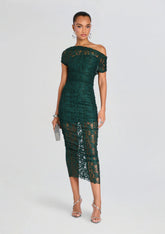 Noel Lace Midi Dress