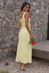 Lemon Squeeze Maxi Dress Yellow