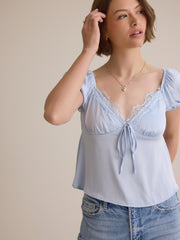 Alayla Lace Babydoll Top