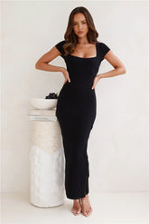 Essential Wear Midi Dress Black