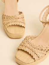 Matisse Orion Raffia Platform Heel