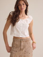 Collete Denim Mini Skirt