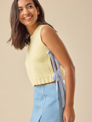 Charlie Side Tie Sweater Tank