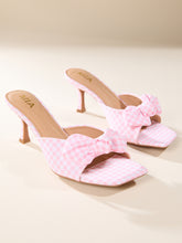Elyzza Fabric Bow Kitten Heel