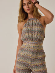 Arianna Chevron Jumpsuit
