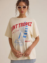 Saint Tropez Sailing Club Oversized Tee