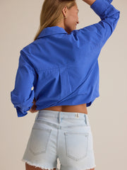 Lirien Fray Denim Shorts