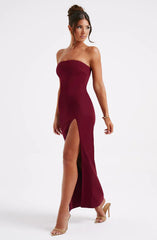 Marcia Maxi Dress - Burgundy