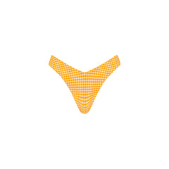 Y Cheeky Bikini Bottom - Orange Cream