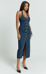 Lioness - Kenny Midi Dress - In Indigo