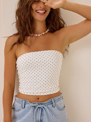 Scottie Dot Cropped Tube