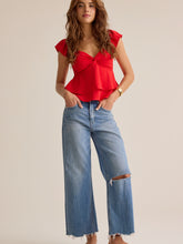 Cressida Flutter Sleeve Babydoll Top