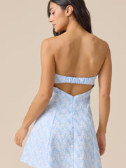 Winna Jacquard Floral Dress