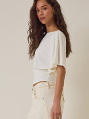 Mina Boatneck Fitted Top