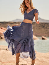 Carlin Ruffle Maxi Skirt