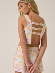 Dilaney Shell Cropped Tank