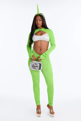 Flirty Green 4 Piece Costume Set
