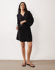 Jdy Wrap Kimono Dress In Black