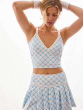 Backspin Plaid Active Skort