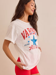 Varsity Athletic Oversized Tee