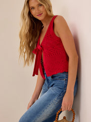 Tyra Crochet Vest