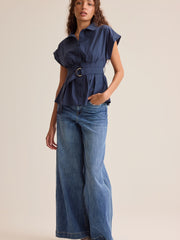Cypress Button Up Top