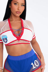 She's The Goal USA 3 Piece Costume Set