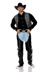Wild West Cowboy 4 Piece Costume Set