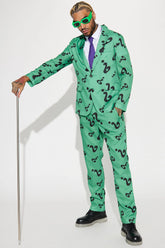 The Riddler 3 Piece Cosplay Suit