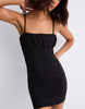 Stradivarius Short Bandeau Dress In Black