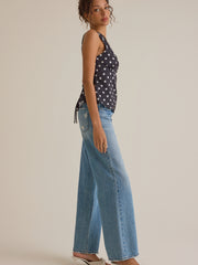 Brianna Dot Satin Tank