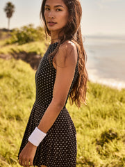 Pulse Point Polka Dot Dress