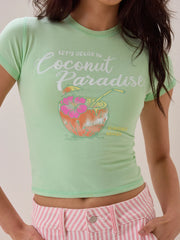 Coconut Paradise Baby Tee