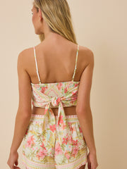 Nora Tropical Scarf Top