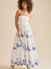 Melanie Strapless Maxi Dress