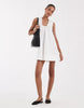 Bronze Snake Sydney Smock Mini Dress In White