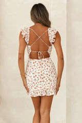123 PROM Springtime In Paris Mini Dress Red