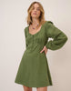 Nobody'S Child Long Sleeve Melody Mini Dress In Green