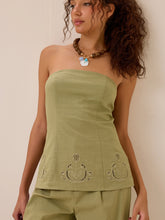 Paloma Embroidered Tube Top