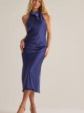 Maggie Satin Midi Dress
