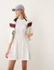 Polo Ralph Lauren Knit T-Shirt Day Dress In White
