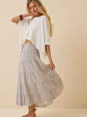 McKenna Oversized Boxy Crop Tee
