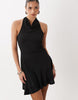 Gina Tricot Halterneck Mini Dress In Black