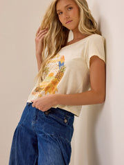 Rio De Janeiro Off Shoulder Tee
