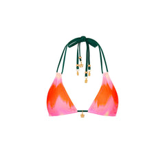 Halter Bralette Bikini Top - Strawberry Vanilla