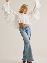 Conya Flowy Ruffle Top
